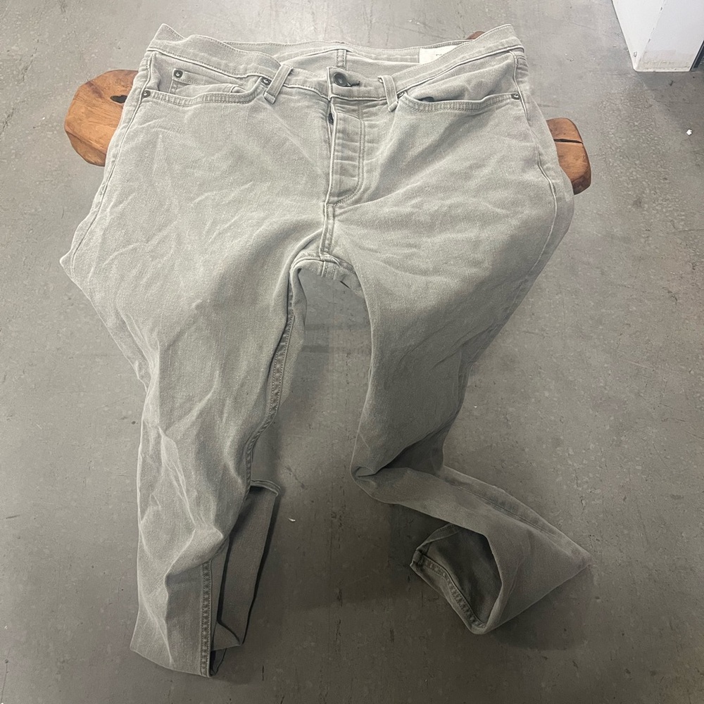 Rag & Bone Light Gray Slim Jeans